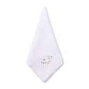 Champagne Flower Embroidered Napkin