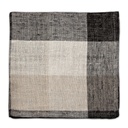 Blanket Check Napkin Grey