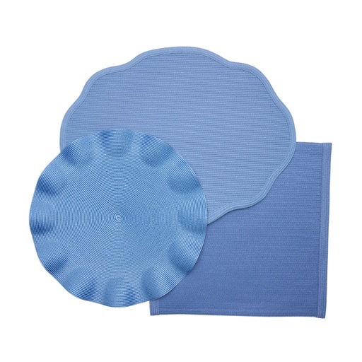 Blue Tone Shaped Placemats