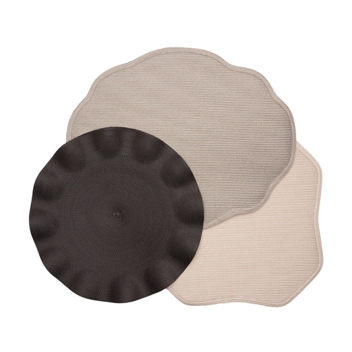 Neutral & Natural Tone Shaped Placemats
